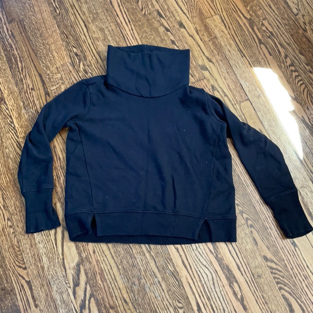Athleta black turtleneck sweater
